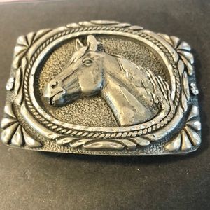 Vintage Western EGE 93#2 Horse Belt Buckle U.S.A